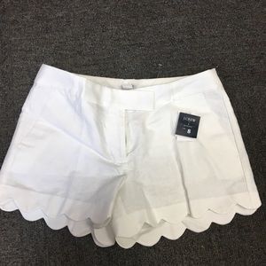 J Crew Scalloped Shorts